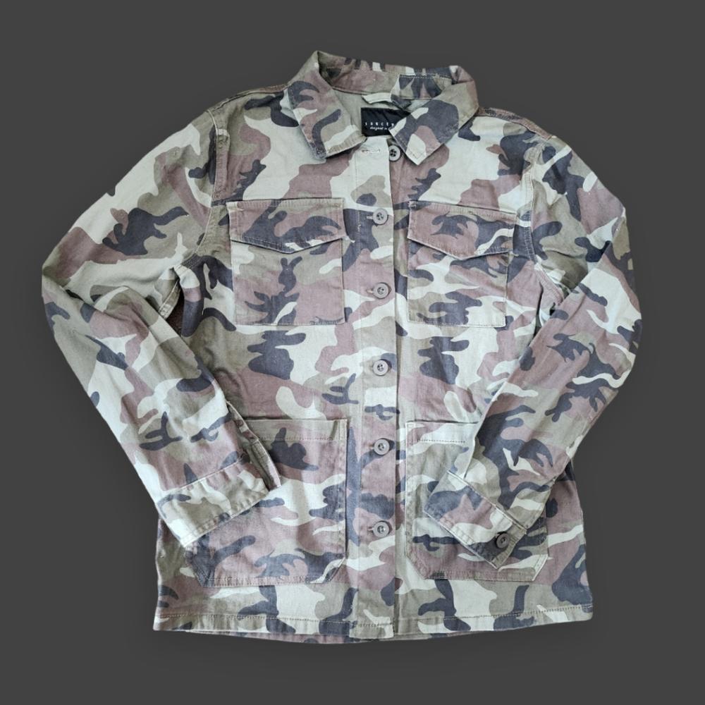 Green Camo Jacket, Women's S